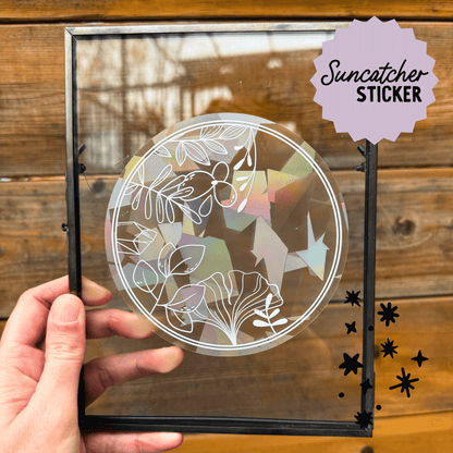 Nature Hoop Suncatcher Sticker My Sparkling Emporium