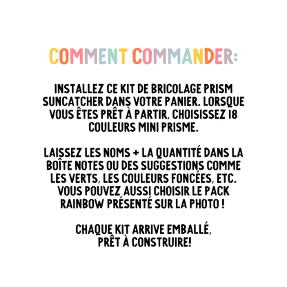 Iridescent Star Prism Suncatcher Kit My Sparkling Emporium