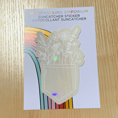 Pocket Garden Suncatcher Sticker My Sparkling Emporium
