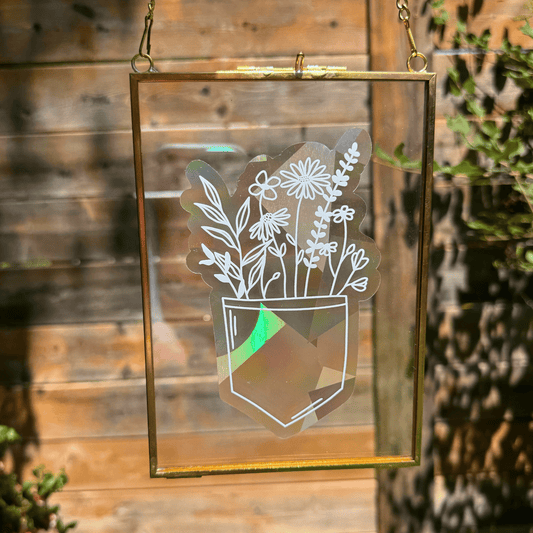 Pocket Garden Suncatcher Sticker My Sparkling Emporium
