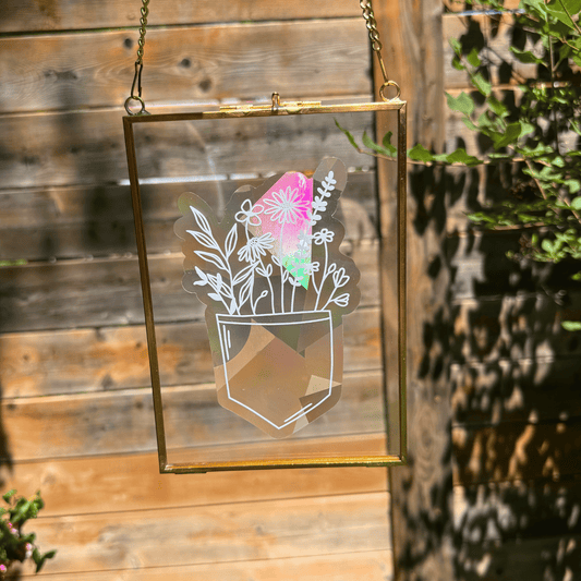 Pocket Garden Suncatcher Sticker My Sparkling Emporium