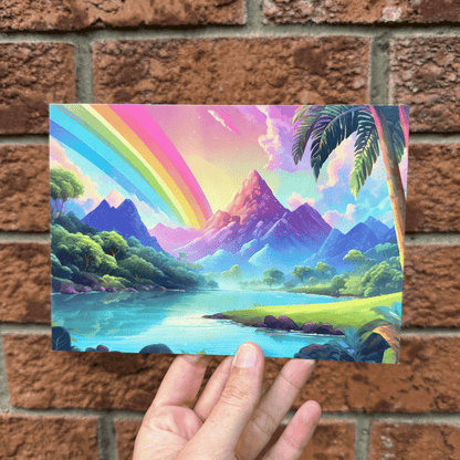 Rainbow Bay Postcard Print My Sparkling Emporium