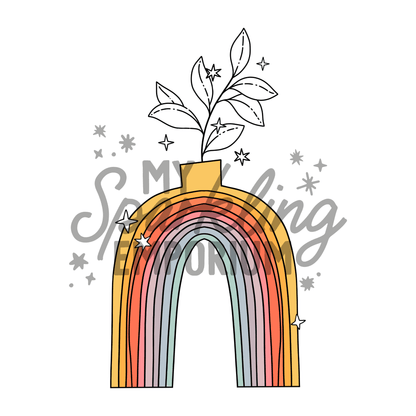 Rainbow Plant Poster Print My Sparkling Emporium