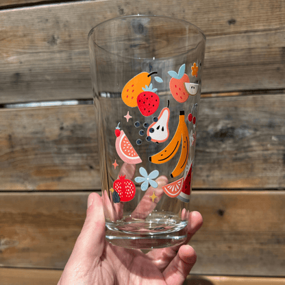 Fruit Salad Pint Glass My Sparkling Emporium