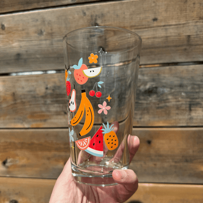 Fruit Salad Pint Glass My Sparkling Emporium
