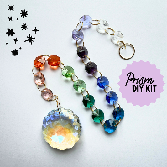 Iridescent Scallop Prism Suncatcher Kit My Sparkling Emporium