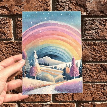 Rainbow Solstice Postcard Print My Sparkling Emporium