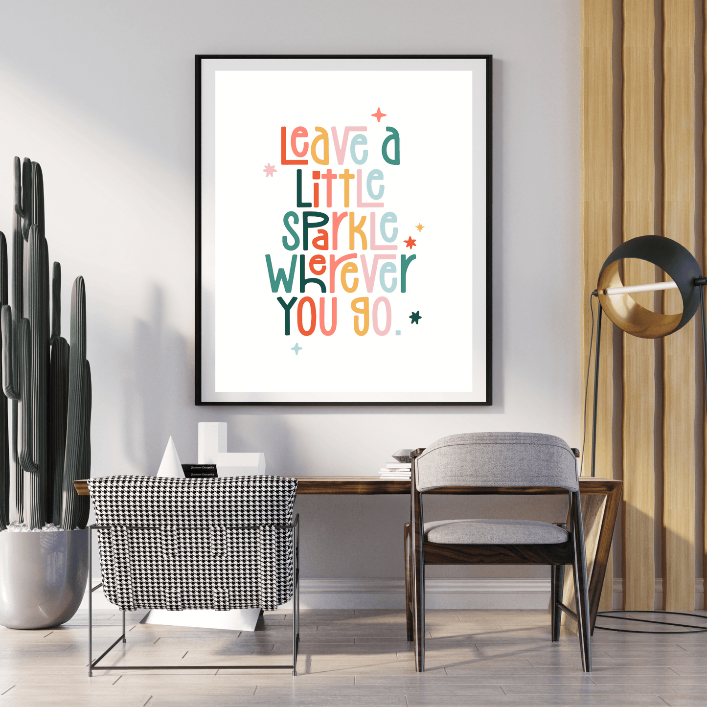 Leave a Little Sparkle Digital Poster My Sparkling Emporium