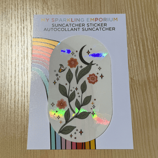 Midnight Sprout Suncatcher Sticker My Sparkling Emporium