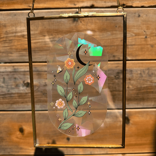 Midnight Sprout Suncatcher Sticker My Sparkling Emporium