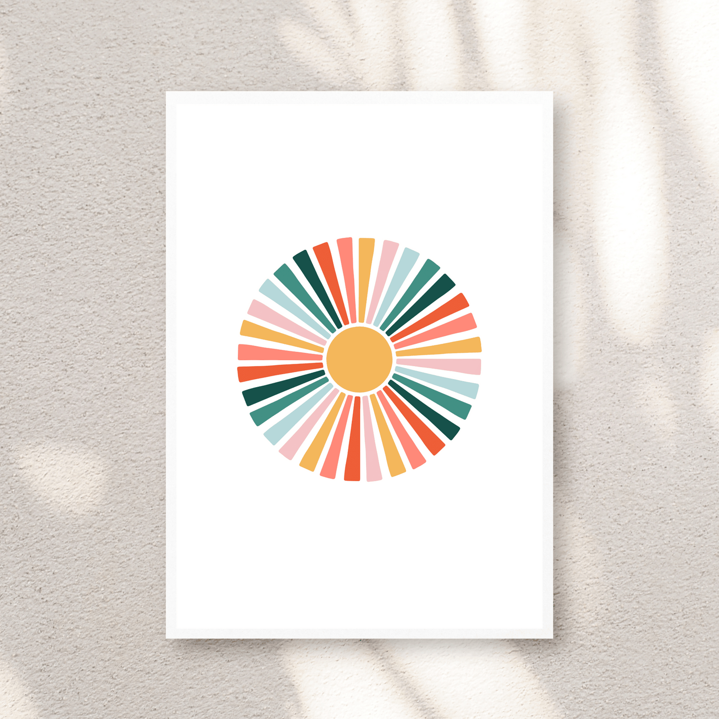 Groovy Sun Digital Poster My Sparkling Emporium