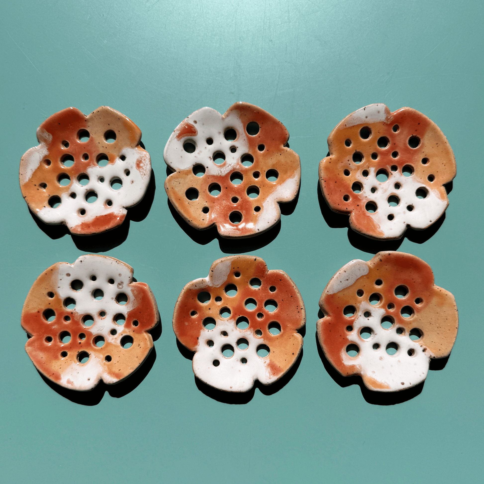 Flower Frog: Coast PotteryByMae