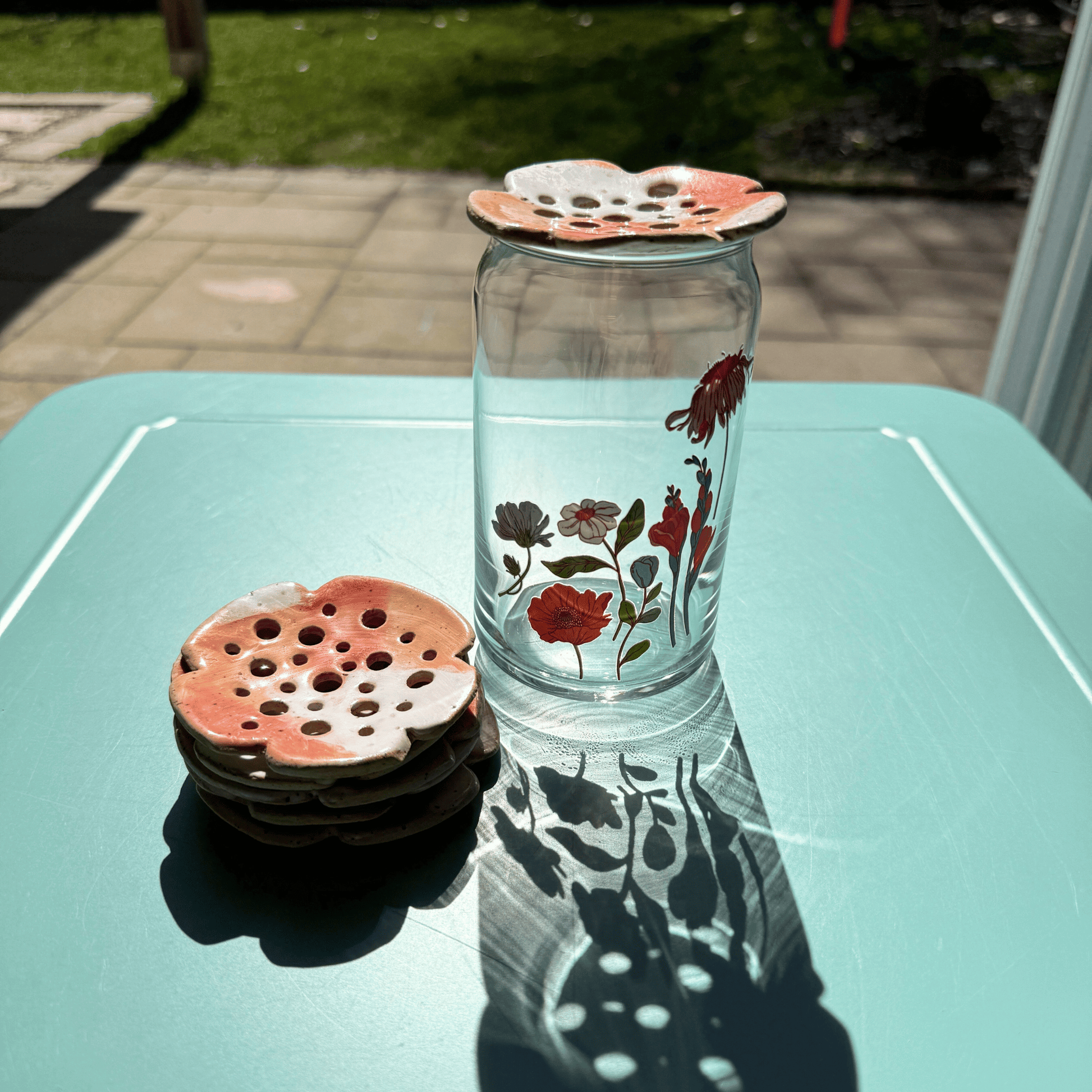 Flower Frog: Coast PotteryByMae