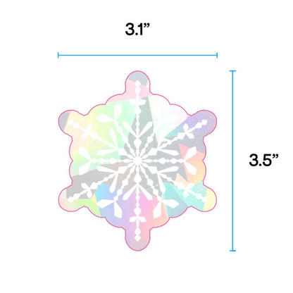 Snowflake Suncatcher Sticker Set My Sparkling Emporium