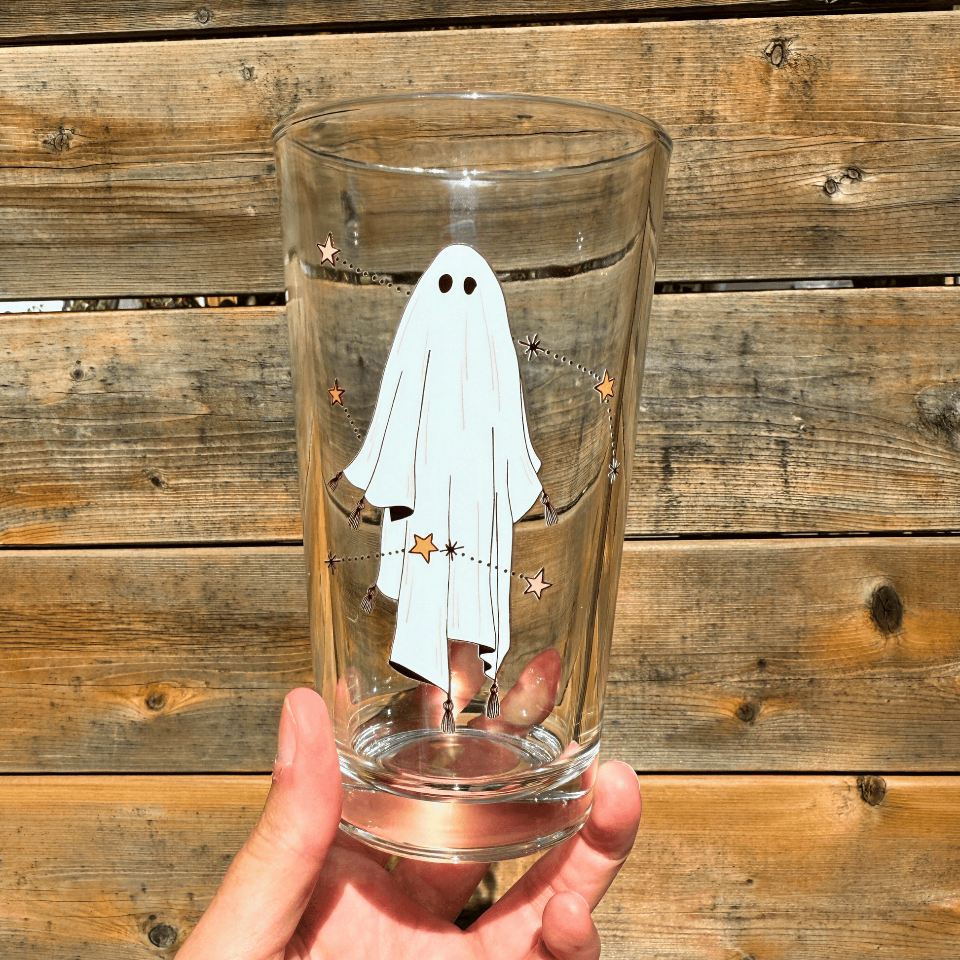 Tassel Ghost Pint Glass My Sparkling Emporium