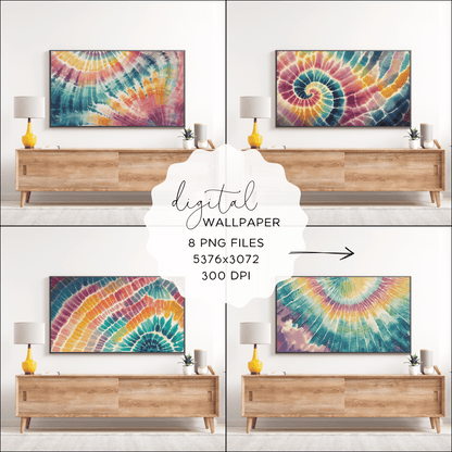 Digital Wallpaper: Tie Dye My Sparkling Emporium