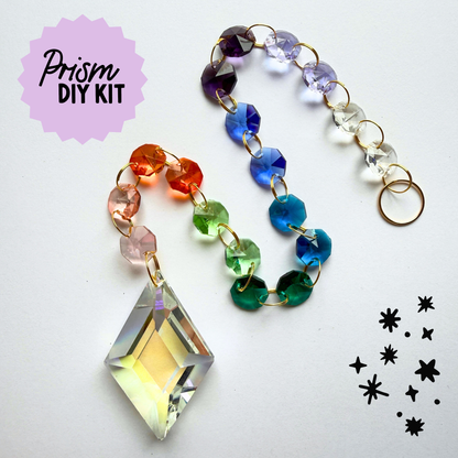 Iridescent Diamond Prism Suncatcher Kit My Sparkling Emporium
