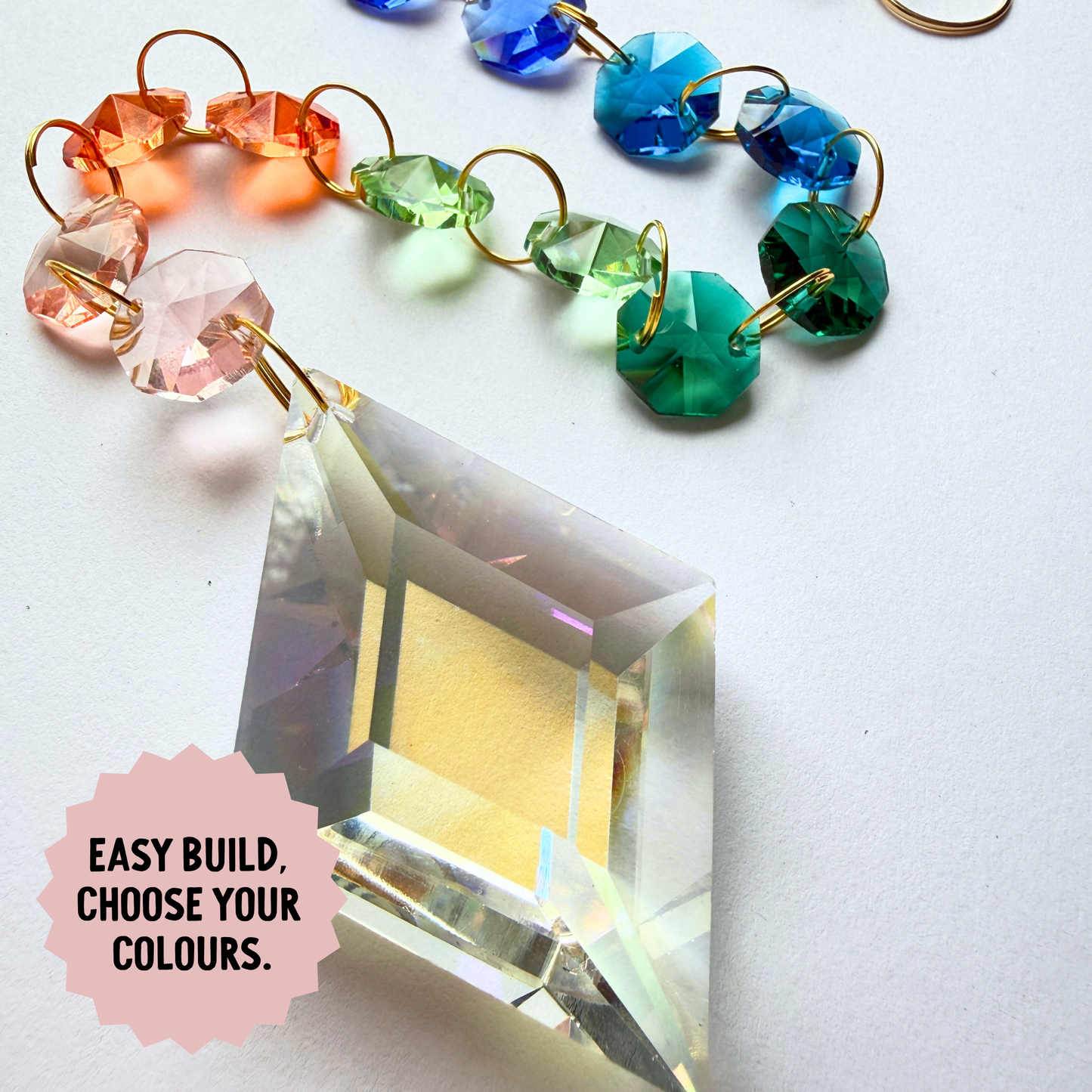 Iridescent Diamond Prism Suncatcher Kit My Sparkling Emporium