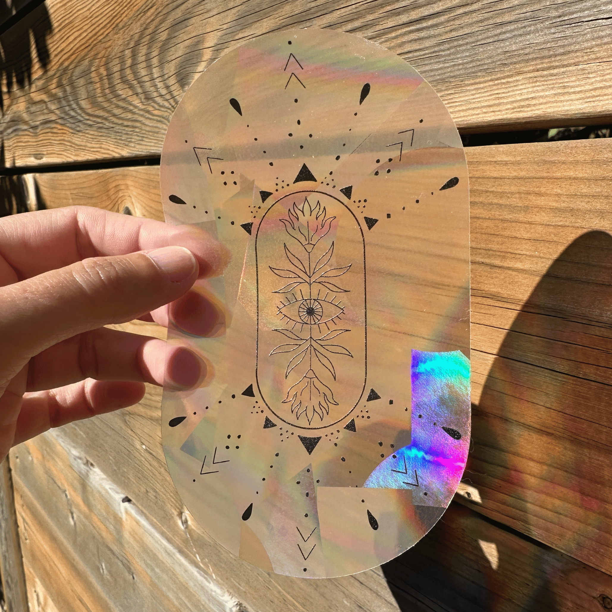 Lightcatcher Sticker Clairvoyant Suncatcher Sticker – My Sparkling Emporium