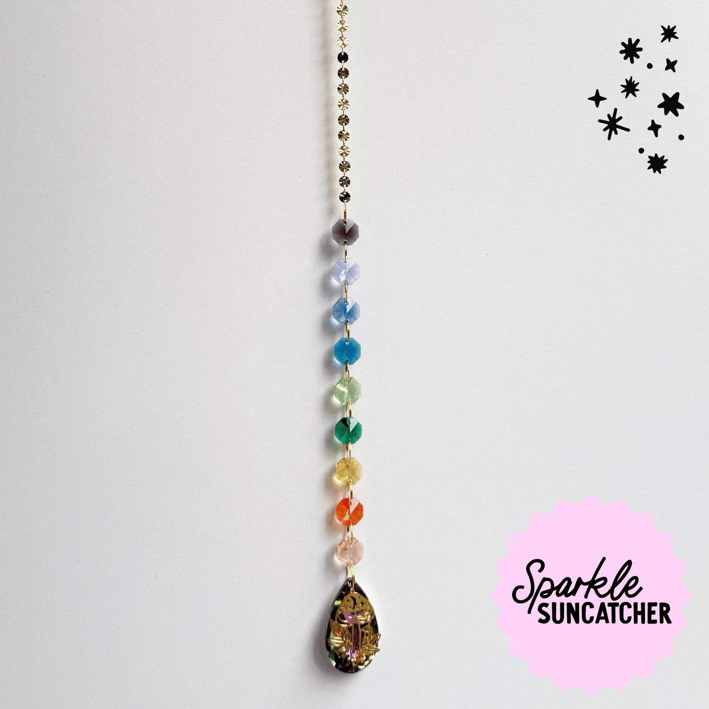 Button Sparkle Suncatcher My Sparkling Emporium
