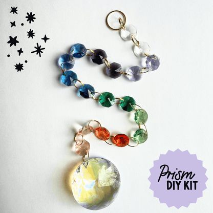 Iridescent Round Prism Suncatcher Kit My Sparkling Emporium