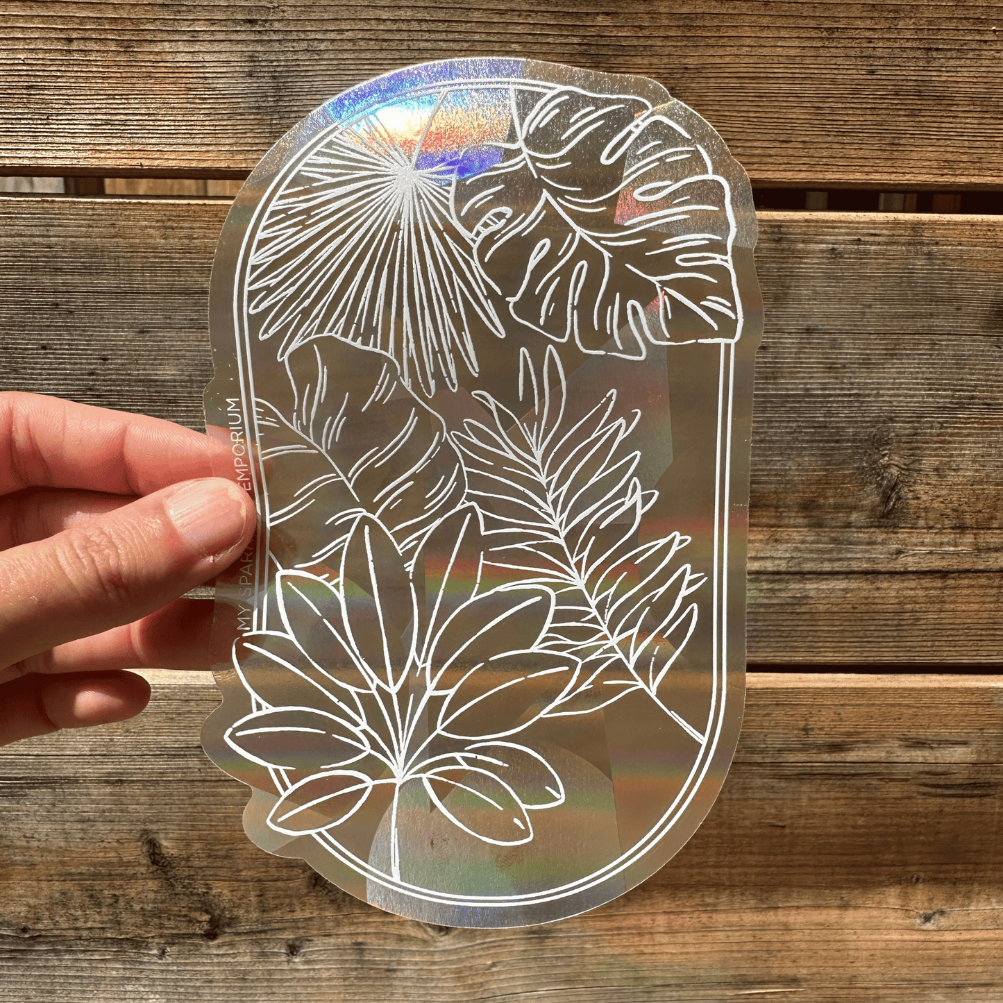 Tropic Suncatcher Sticker My Sparkling Emporium