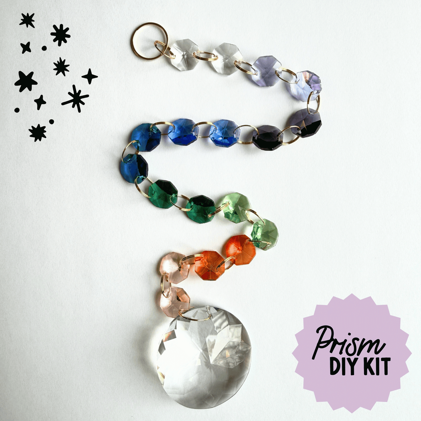Round Prism Suncatcher Kit My Sparkling Emporium