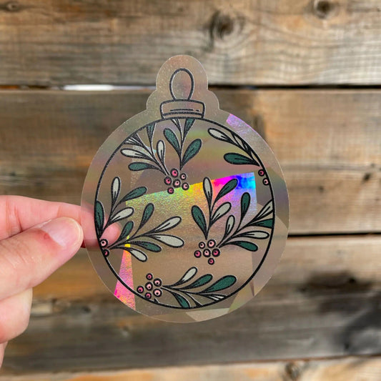 Holiday Ornament Suncatcher Sticker Suncatcher Sticker My Sparkling Emporium 